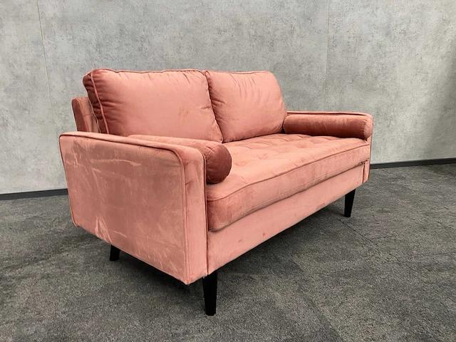 Fluwelen sofa roze - afbeelding 7 van  11