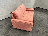 Fluwelen sofa roze - afbeelding 10 van  11