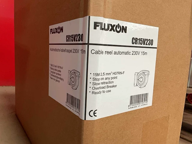 Fluxon cr15v230 kabelhaspel - afbeelding 5 van  6