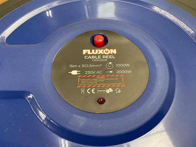 Fluxon cr15v230e kabelhaspel - afbeelding 5 van  5