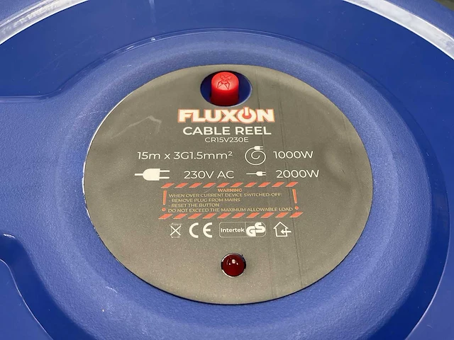 Fluxon cr15v230e kabelhaspel - afbeelding 5 van  5