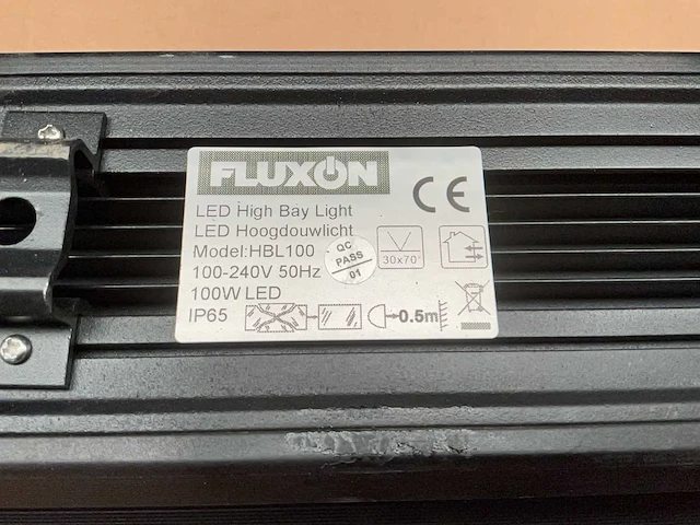 Fluxon hbl100 led hoogdouwlicht - afbeelding 4 van  4