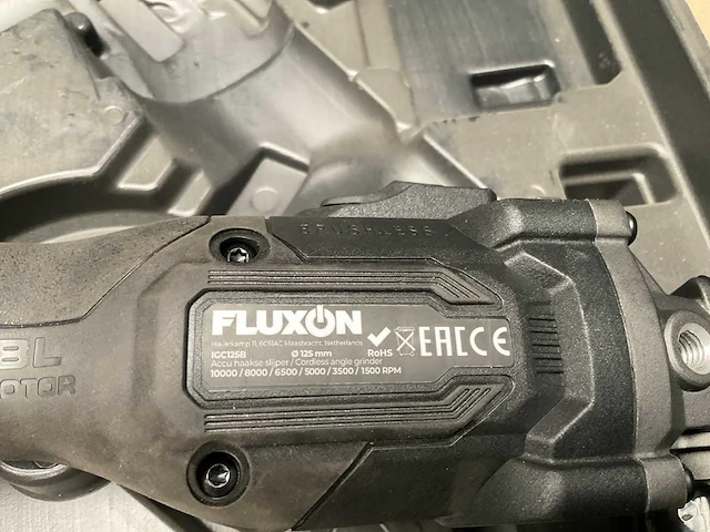 Fluxon igc125b accu haakse slijpmachine - afbeelding 4 van  6