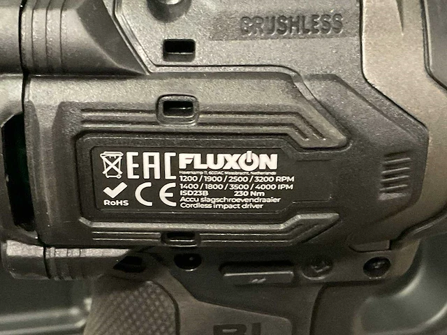 Fluxon isd23b accu slagschroefmachine - afbeelding 3 van  5