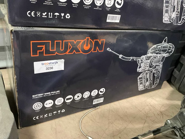 Fluxon itc80m20 accu draadtrekmachine - afbeelding 5 van  6
