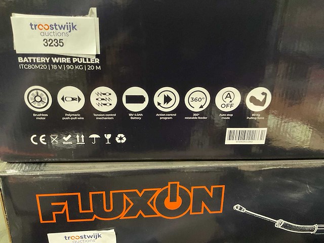 Fluxon itc80m20 accu draadtrekmachine - afbeelding 6 van  6