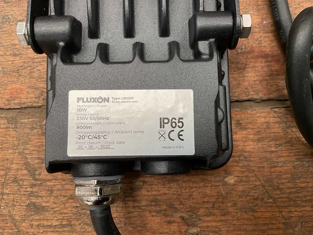 Fluxon lb10fp led schijnwerper met bewegingssensor - afbeelding 4 van  4