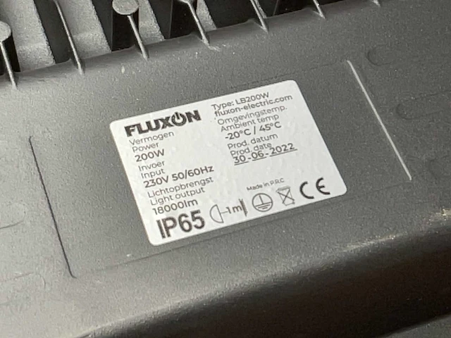 Fluxon lb200w ip65 led schijnwerper - afbeelding 4 van  4