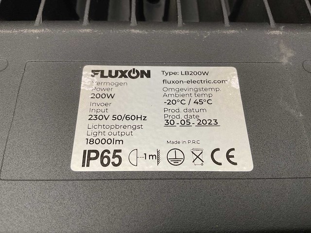 Fluxon lb200w led schijnwerper - afbeelding 5 van  5