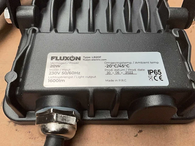 Fluxon lb20f led schijnwerper - afbeelding 4 van  4