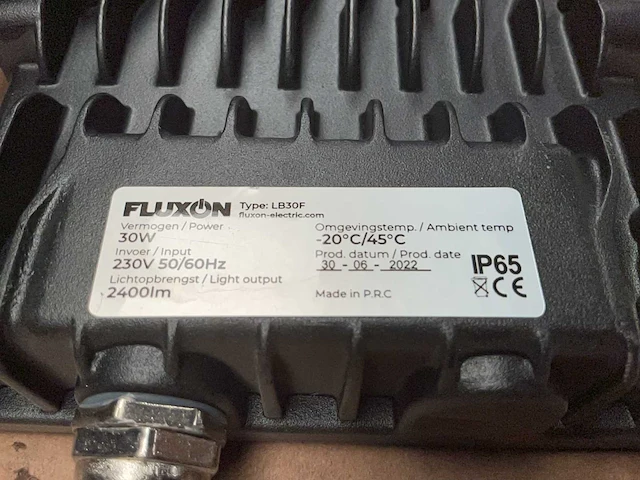 Fluxon lb30f led schijnwerper - afbeelding 4 van  4