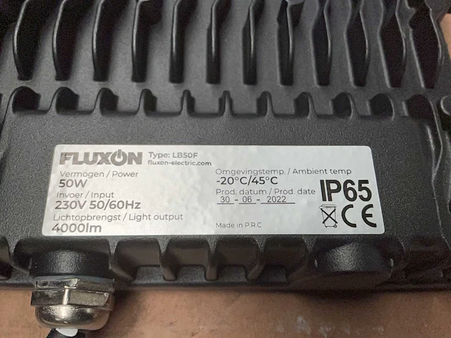 Fluxon lb50f led schijnwerper - afbeelding 4 van  4