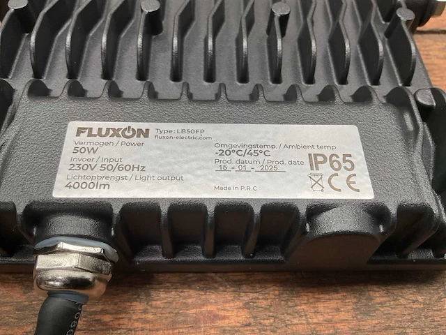 Fluxon lb50fp led schijnwerper met bewegingssensor - afbeelding 4 van  4