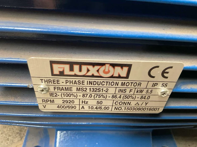 Fluxon ms 132s-4 elektromotor - afbeelding 5 van  5