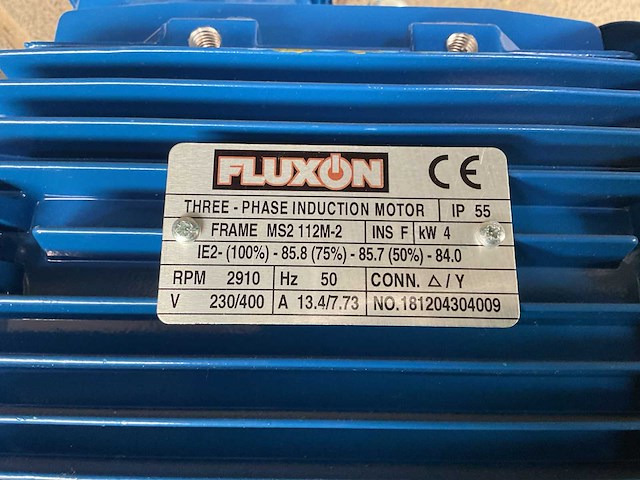 Fluxon ms2 112m-2 elektromotor - afbeelding 5 van  5