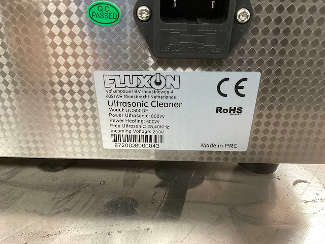 Fluxon uc 300df ultrasoon reiniger - afbeelding 5 van  5