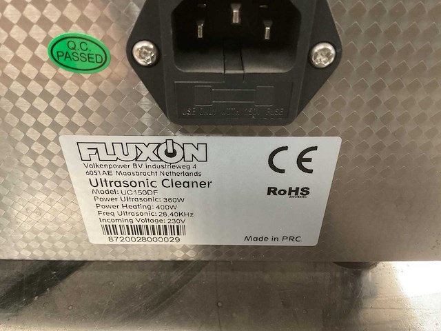 Fluxon uc 45 ultrasoon reiniger - afbeelding 6 van  6