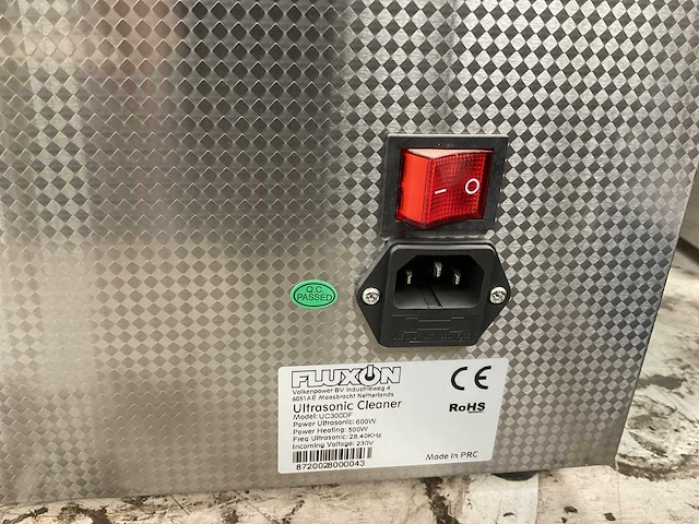 Fluxon uc300df ultrasoon reiniger - afbeelding 5 van  5