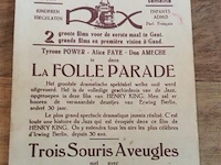 Flyer cinema cine rex gent - afbeelding 2 van  2