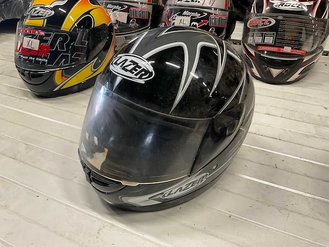Fm, lazer, rocc motorhelm (7x) xl, l - afbeelding 5 van  9