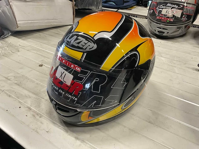 Fm, lazer, rocc motorhelm (7x) xl, l - afbeelding 6 van  9