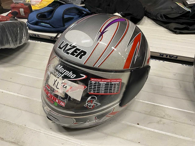 Fm, lazer, rocc motorhelm (7x) xl, l - afbeelding 7 van  9