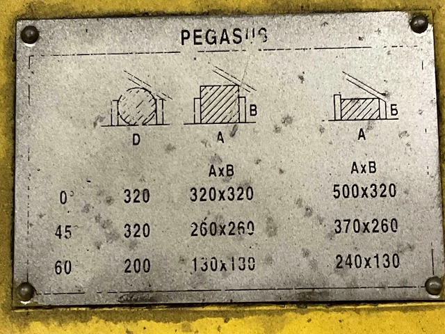 Fmb fabbrica macchine bergamo pegasus semi automatische bandzaagmachine - afbeelding 25 van  32