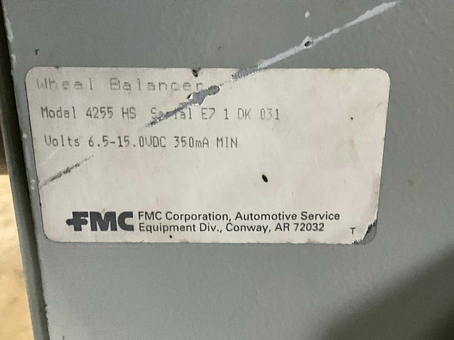 Fmc 4255 hs banden balanceerapparaat - afbeelding 2 van  10