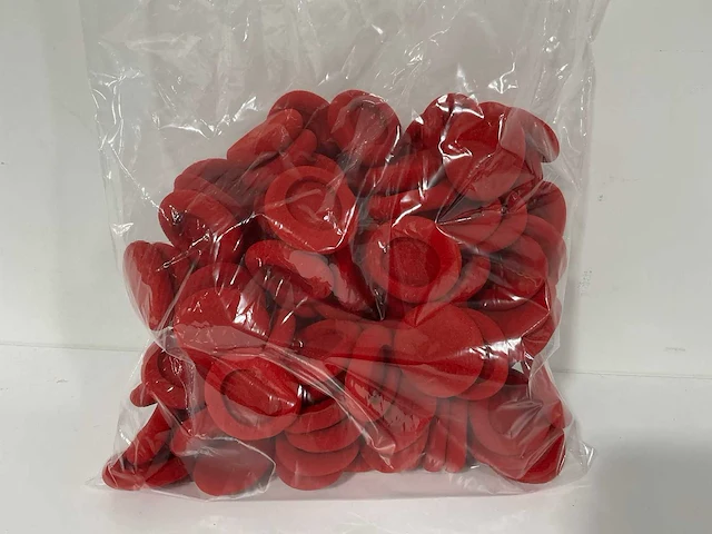 Foam rood oorkussen voor headset - uh-earc-004 - (1.312x) - afbeelding 2 van  3