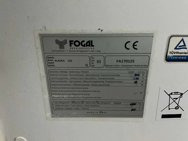 Fogal alaska 150 wandkoeling - afbeelding 6 van  6