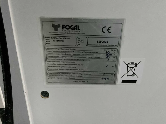 Fogal alaska mt 100 wandkoeling - afbeelding 5 van  5