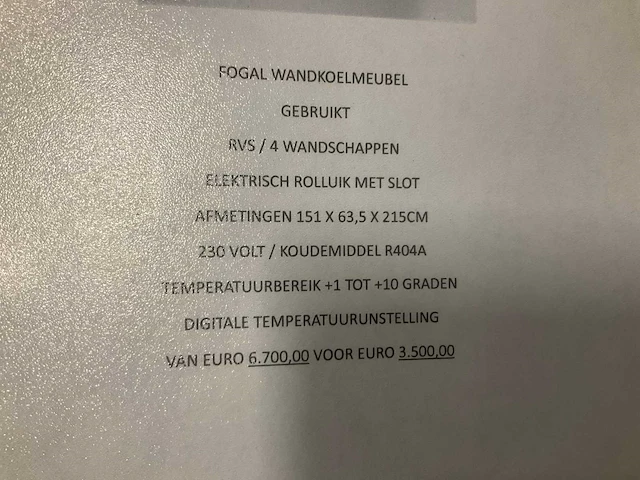 Fogal wandkoeling - afbeelding 4 van  4
