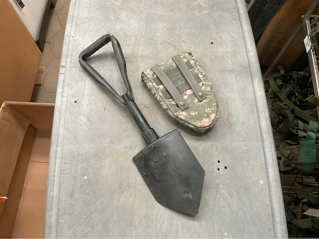 Folding shovel in pouch (2x) - afbeelding 2 van  3