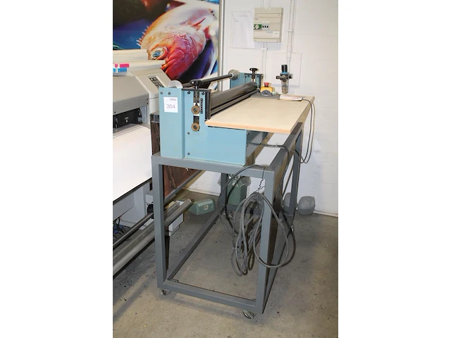 Folielamineermachine fournitag k1000 120 x 170 x 110 cm en maximale rolbreedte 80 cm. let op! apparaat is w... - afbeelding 2 van  2
