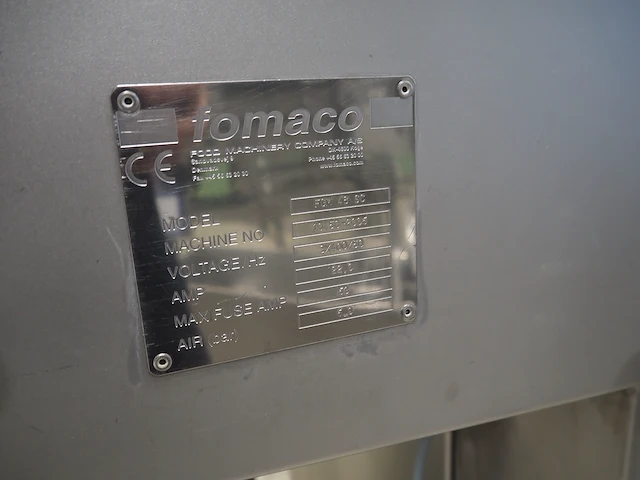 Fomaco food machinery company a/s - afbeelding 11 van  25