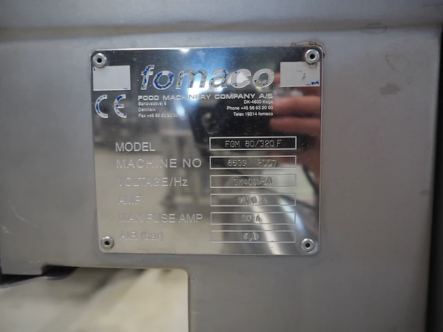 Fomaco food machinery company a/s - afbeelding 9 van  38
