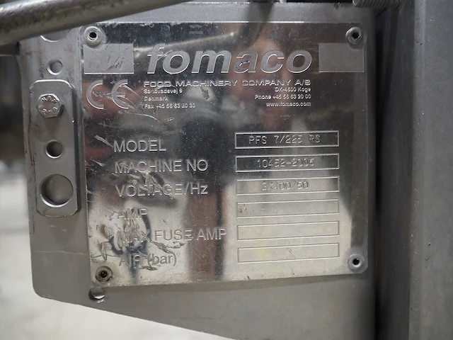 Fomaco food machinery company a/s - afbeelding 18 van  25