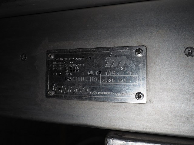 Fomaco food machinery company a/s - afbeelding 6 van  15