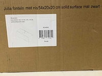 Fontein solid surface met nis 54 x 20 x 20 cm - afbeelding 5 van  5