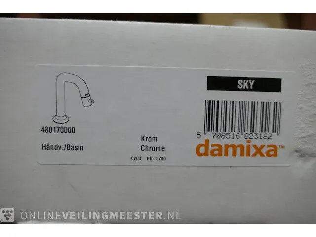 Fonteinkraan damixa, sky, chroom - afbeelding 4 van  4