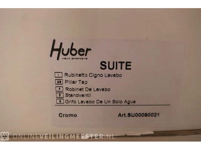 Fonteinkraan huber, suite, chroom - afbeelding 5 van  5