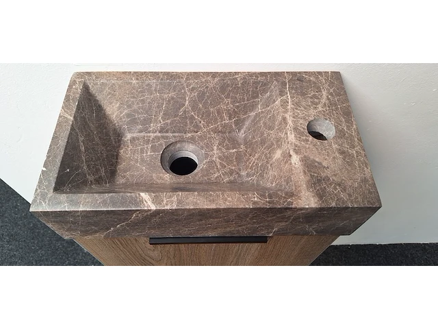 Fonteinmeubel incl marmer fontein, thebalux, sjithouse, living oak - afbeelding 3 van  5