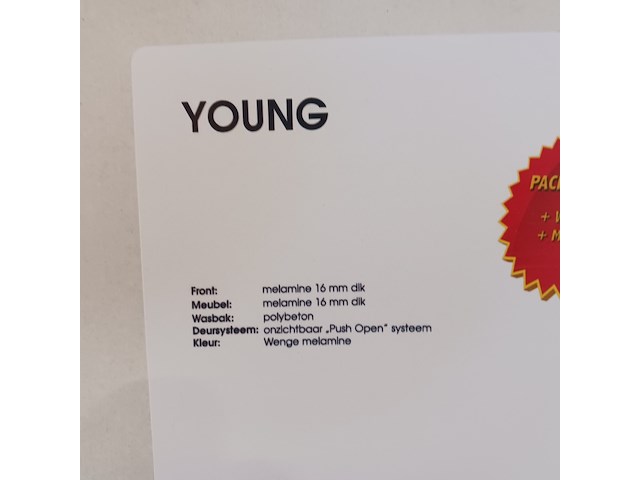 Fonteinmeubel, young, wengé - afbeelding 8 van  8