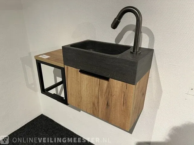 Fonteinset met natuursteen fontein thebalux, sjithouse, nebraska eiken - afbeelding 3 van  7