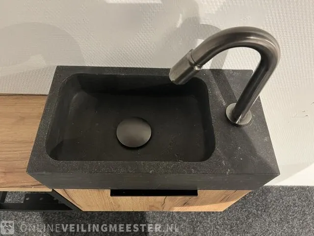 Fonteinset met natuursteen fontein thebalux, sjithouse, nebraska eiken - afbeelding 5 van  7