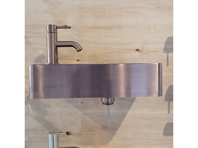 Fonteinset, qisani, vanity, brushed copper - afbeelding 4 van  6