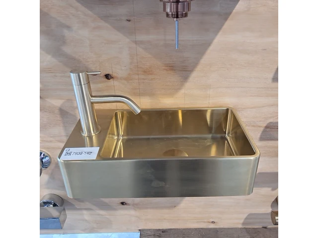 Fonteinset, qisani, vanity, brushed gold - afbeelding 2 van  5