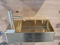 Fonteinset, qisani, vanity, brushed gold - afbeelding 2 van  5
