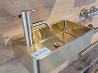 Fonteinset, qisani, vanity, brushed gold - afbeelding 3 van  5