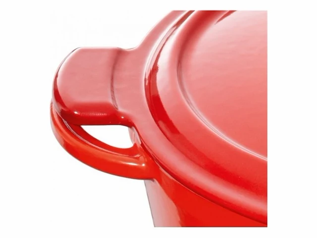 Fontignac main libres braadpan ovaal 29 cm rood - afbeelding 2 van  2